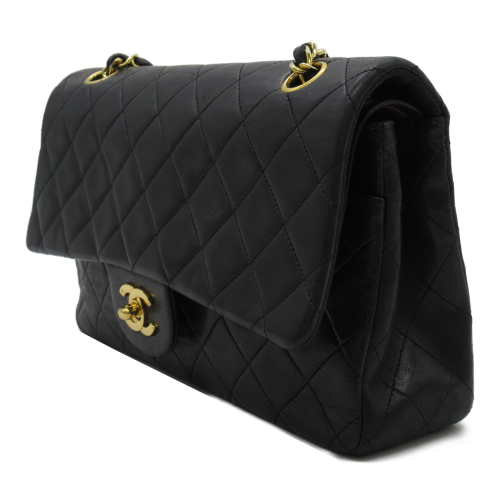 Chanel Flap Double Matelasse Bag Black